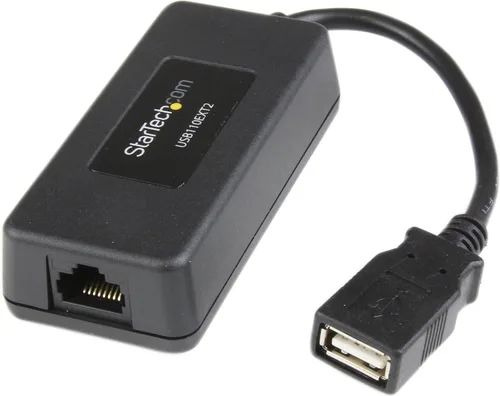 Vista 2 de StarTech.com Extensor USB 1.1 de 1 puerto – Hasta 131 pies (131.2 ft) sobre extensión Cat5/Cat6 – Extensor Ethernet USB 1.1 de hasta 12 Mbps