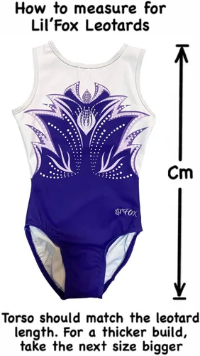 Vista 6 de LIL'FOX Leotardos de gimnasia para niñas Baile infantil, vaso, acrobacia, equipo de gimnasia