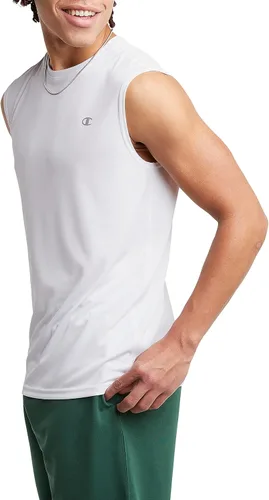 Vista 3 de Champion Camiseta sin mangas para hombre, camiseta sin mangas para hombre, camiseta muscular (regular o grande y alto)