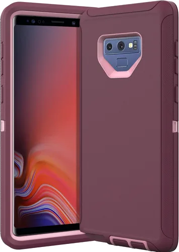 Vista 8 de Funda para Samsung Galaxy Note 9, a prueba de caídas, a prueba de golpes, resistente, funda protectora para Samsung Note 9, 6.4 pulgadas (negro)
