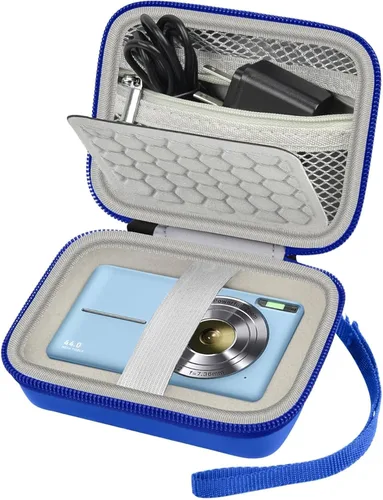 Vista 15 de Estuche protector y de transporte para cámara digital, AbergBest 21 megapíxeles 2.7" LCD recargable HD/Kodak Pixpro/Canon PowerShot ELPH 180/190