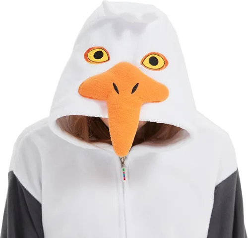 Vista 7 de III HHONS Animal Onesie Adult Women Men Halloween Pajamas Costume Cosplay Sleepwear Onesies
