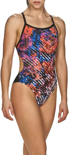 Vista 3 de Arena Traje de baño de una pieza con estampado estándar para mujer