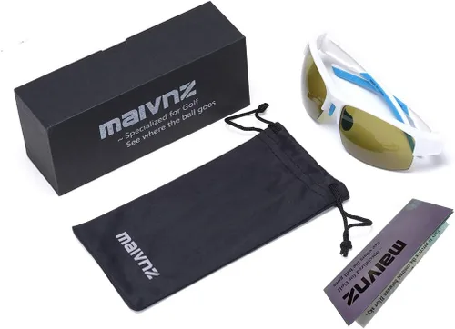 Vista 7 de maivnz Gafas deportivas de alta definición para encontrar pelotas de golf para hombres y mujeres, gafas de sol de golf, gafas para pickleball MZ861