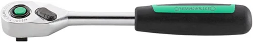 Vista 9 de Stahlwille 11111020 Trinquete de liberación rápida de 1/4 pulgadas (0.248 in), 80 dientes, reversible, equipado con bloqueo de seguridad