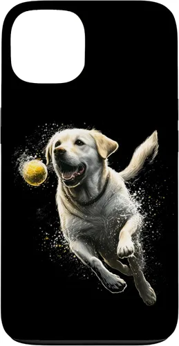 Vista 7 de Yellow Labrador Retriever Chasing a Ball Labrador Retriever Case for iPhone 17