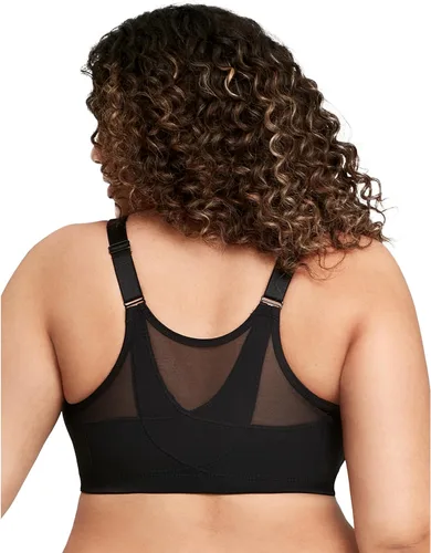 Vista 17 de Sostén Glamorise de mujer, tamaño plus, postura mágica elevada, apoyo de espalda, negro, 48I