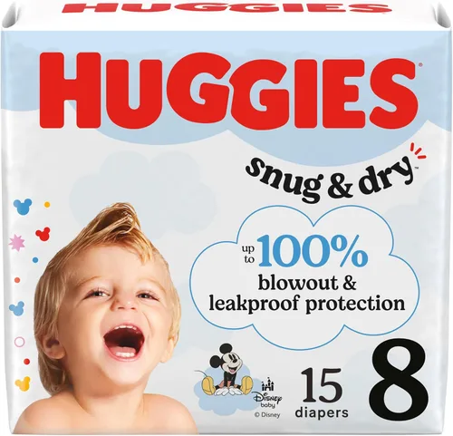 Vista 60 de Pañales Huggies Snug & Dry para bebé
