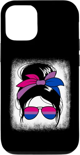 Vista 26 de iPhone 16 Bisexual Messy Bun Bi Sexual Women's Bisexual Case