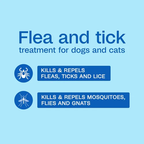 Vista 2 de ADAMS Plus - Dip de pulgas de piretrina para perros y gatos, mata y repele pulgas, garrapatas, piojos, mosquitos, mosquitos y moscas, para perros