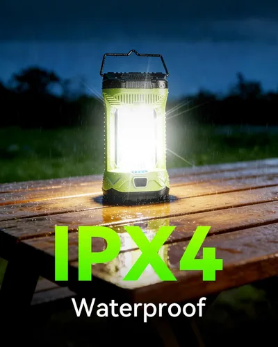 Vista 4 de AlpsWolf Linterna de Campamento Recargable, Linterna LED de 4000mAh para Cortes de Energía, Linterna de Campamento Super Brillante Portátil