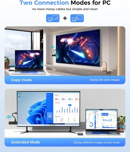 Vista 8 de Beyn Transmisor y receptor HDMI inalámbricos, 3ª generación mejorada 2026