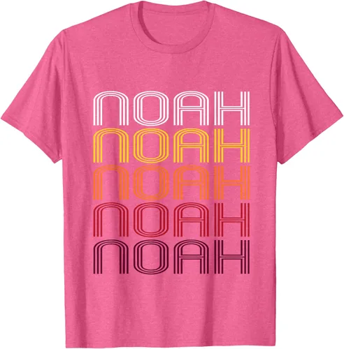 Vista 11 de Noah Retro Wordmark Pattern - Camiseta estilo vintage
