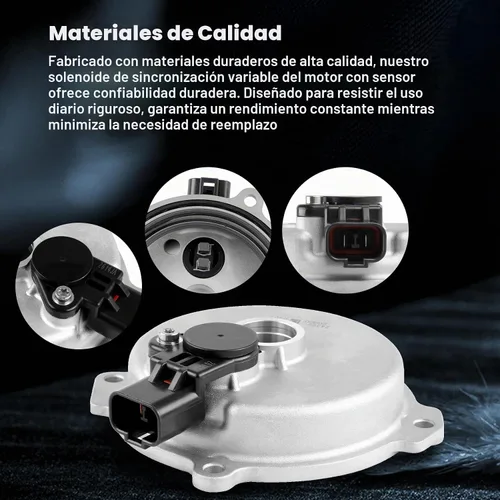 Vista 5 de 24360-2GGD0 - Solenoide VVT de sincronización de válvula variable con sensor compatible con Hyundai Santa Fe/Sonata/Tucson 2017-2021, Kia