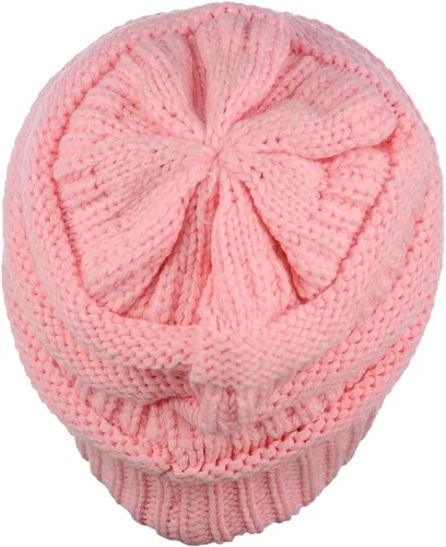 Vista 531 de C.C Trendy Warm Chunky Soft Stretch Cable Knit Beanie