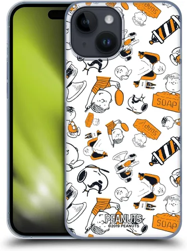 Vista 10 de Head Case Designs Carcasa rígida con licencia oficial de Peanuts Charlie Brown Chuck Barber Shop compatible con Apple iPhone 7/8/SE 2020 y 2022