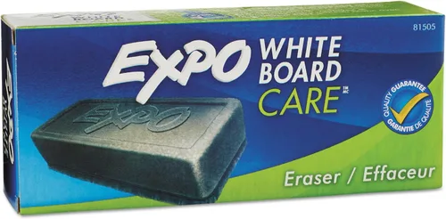 Vista 6 de Expo Borrador de bloque 81505 para pizarra blanca de borrado en seco, tejido suave, 5 1/8 pulgadas de ancho x 1 1/4 pulgadas de alto– Paquete de 12