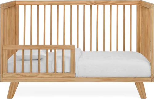 Vista 8 de Astin 3-in-1 Convertible Crib with Toddler Guardrail, Natural