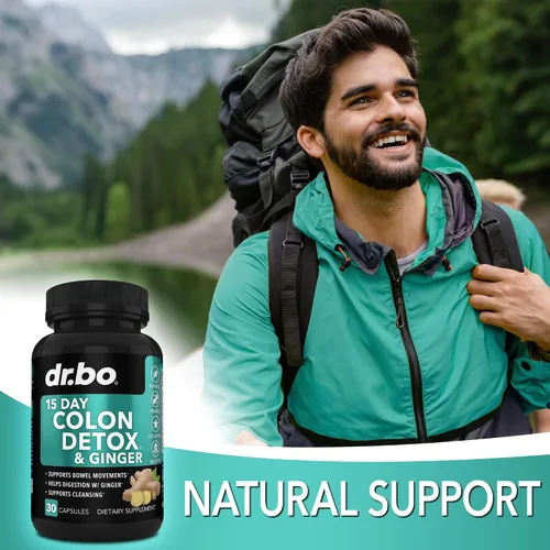 Vista 7 de DR. BO Fiber Gummies - Limpiador de colon y jengibre, sabroso suplemento de fibra prebiótica gomosa, apoyo para el movimiento intestinal