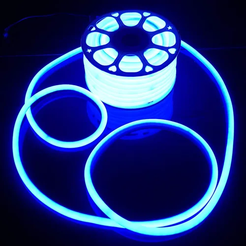 Vista 11 de Russell Decor Cuerda de luces LED de neón flexible (blanco cálido, 100 pies) For Christmas Weeding party Flexible and Waterproof