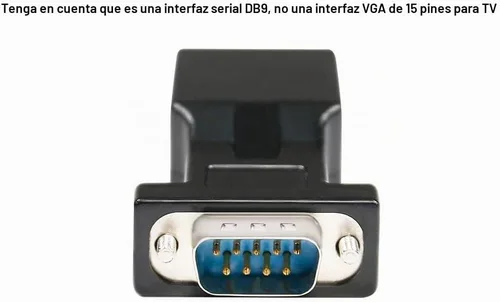 Vista 4 de DTECH Adaptador serie DB9 a RJ45 RS232 macho a RJ-45 Convertidor Ethernet hembra compatible con dispositivos estándar RS-232 de 9 pines