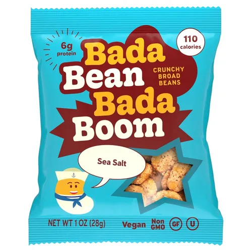 Vista 8 de Enlightened Bada Bean Bada Boom - Proteína a base de plantas, libre de gluten, vegana, crujientes y tostadas (habas), 110 calorías por porción