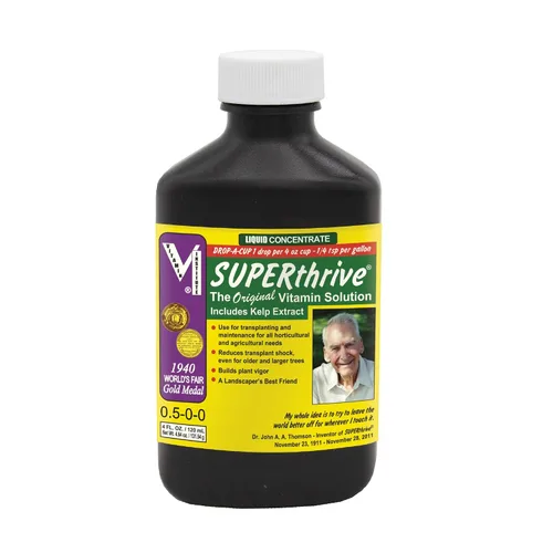 Vista 13 de Solución de vitaminas vegetales SUPERthrive, 1 galón, transparente 0.5-0-0 formula with kelp extract. For indoor/outdoor plants, houseplants