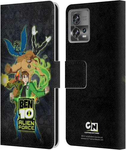 Vista 8 de Head Case Designs Funda con licencia oficial de Ben 10: Alien Force Ben's Jacket Graphics Funda de piel tipo cartera compatible con Motorola Moto