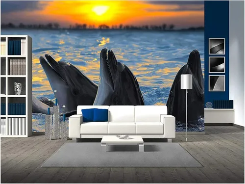 Vista 28 de wall26 - Mural adhesivo decorativo para pared (tamaño grande), WMR-WP-X-DD51-66x24x4 obra de arte 01