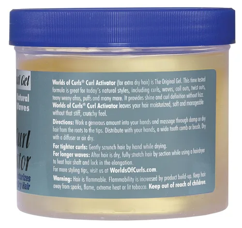 Vista 2 de Worlds Of Curls Activador de gel [extra seco] (paquete de 6)