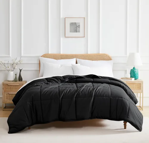 Vista 23 de Edredón ligero Southshore Fine Linens Vilano Springs, Microfibra, Gris Acero, Full/ Queen