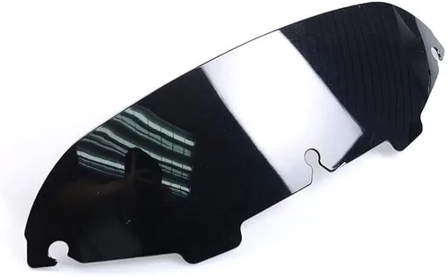 Vista 3 de Parabrisas negro de 4.5 pulgadas compatible con parabrisas Harley Davidson Electra Street Tri Ultra Glide 1996-2013 96-13