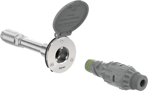 Vista 12 de Aquor House Hydrant V1+ - Grifo para exteriores antiheladas, válvula antisifón con conexión rápida, boquilla de manguera empotrada a prueba