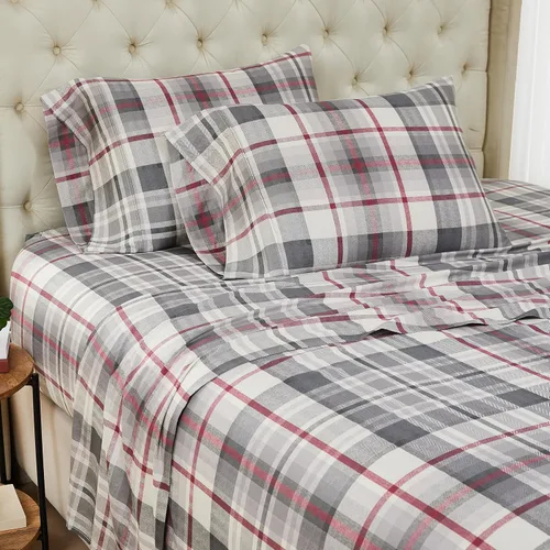 Vista 17 de Southshore Fine Living, Inc., Sábanas de Algodón 100% con Bolsillo Profundo, Sábanas de Algodón Satén de 300 Hilos Juego de Cama Tamaño Full, Sábana