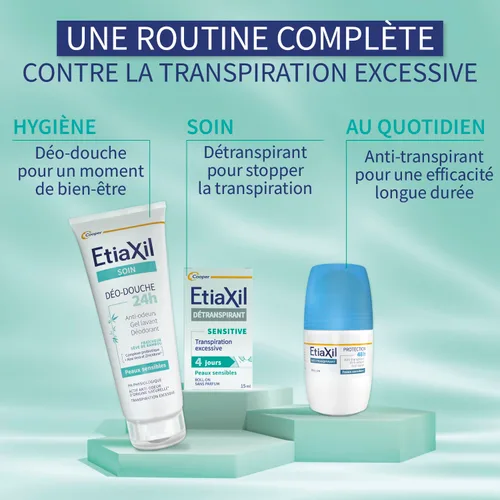 Vista 7 de Etiaxil Behandlung für Schweißmittel– empfindliche Haut – 0.5 fl oz