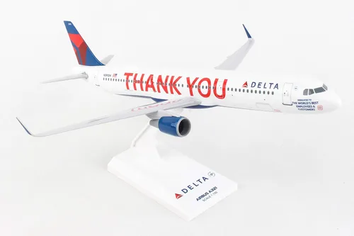 Vista 12 de Skymarks Daron Delta A350 The Delta Spirit 1/200 con engranaje (SKR1078)