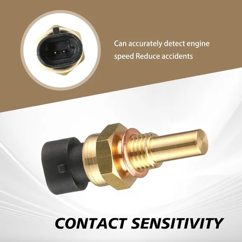 Vista 4 de MLY 1 sensor de temperatura del refrigerante del automóvil, sensor de temperatura del refrigerante del motor duradero de 2 pines, ajuste directo