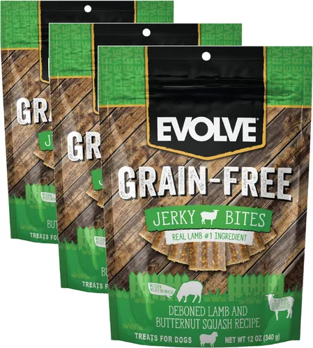 Vista 10 de Evolve Golosinas para perros de pato, guisantes y arándanos sin granos