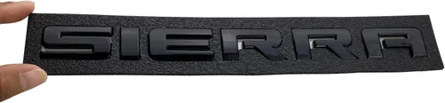 Vista 2 de 1x Emblema Cromado Sierra COMPATIBLE CON GMC Puerta Trasera Portón Trasero PORTÓN ELEVADOR Insignia Letras Nombre 3D Realzado Adhesivo Fuerte