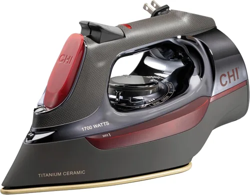 Vista 10 de CHI Plancha de vapor para ropa con ráfaga de vapor vertical, 1700 vatios