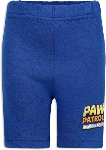 Vista 4 de Paw Patrol Nickelodeon Chase, Marshall and Rubble - Conjunto de camiseta y pantalón corto para niño