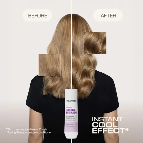 Vista 4 de Goldwell Dualsenses Rubias and Highlights Champú Anti-Amarillo 10.1 fl oz