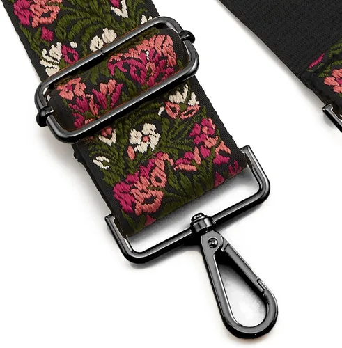 Vista 169 de ZOOEASS Hebillas de níquel Correa ancha para el hombro ajustable de repuesto para cinturón de pistola, hebilla de guitarra estilo bandolera