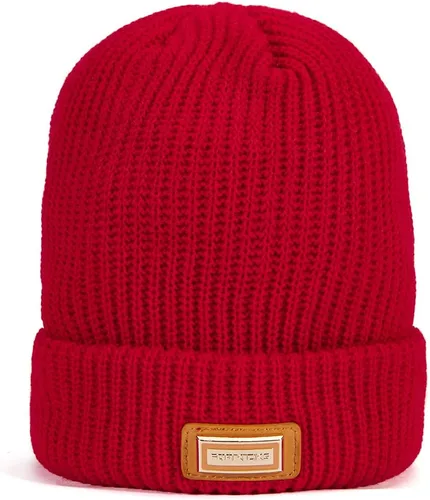 Vista 9 de Gorro clásico unisex de pescador, gorro de invierno de punto acrílico suave, cálido y a la moda