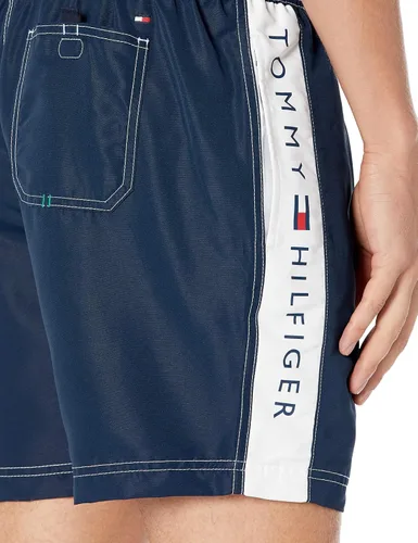 Vista 3 de Tommy Hilfiger Men's Standard Swim Trunks 6.5" Inseam