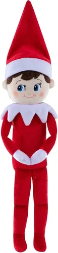 Vista 2 de The Elf on the Shelf Plushee Pals - Juguetes de peluche de elfo explorador de 17 pulgadas, niño de ojos azules, peluche abrazable y adorable