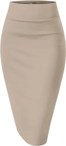 Vista 20 de Hybrid & Company Women's Scuba Pencil Skirt 1139 - negro
