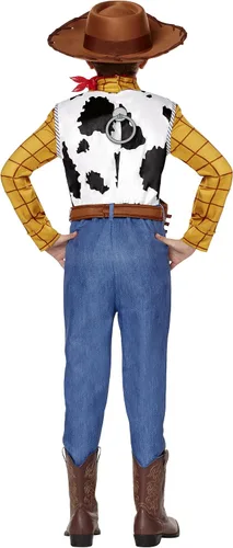 Vista 2 de Spirit Halloween Toy Story - Disfraz de Woody para niños, con licencia oficial, disfraces de TV y películas, disfraz de grupo, cosplay de Sherrif
