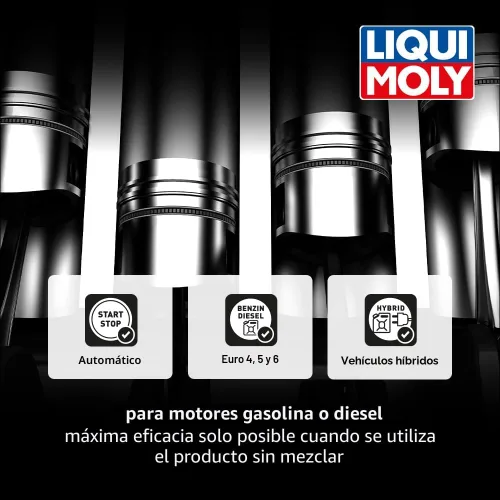Vista 4 de Aceite sintético para motor de la marca Liqui Moly, con tecnología 4200 5W-30