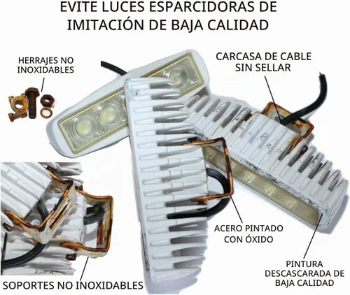 Vista 6 de Wave One Marine Luz LED de dos colores para barco, esparcidor de cubierta con haz de inundación, hardware y soporte de acero inoxidable IP68